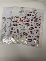 3x 3Faltbare Geschenkkarton Weihnachtsmotive neu