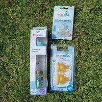Glastrinkflasche, Baby Nova, Neu