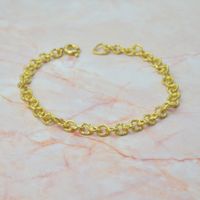 Armband Silber 925 vergoldet(ABS74G)