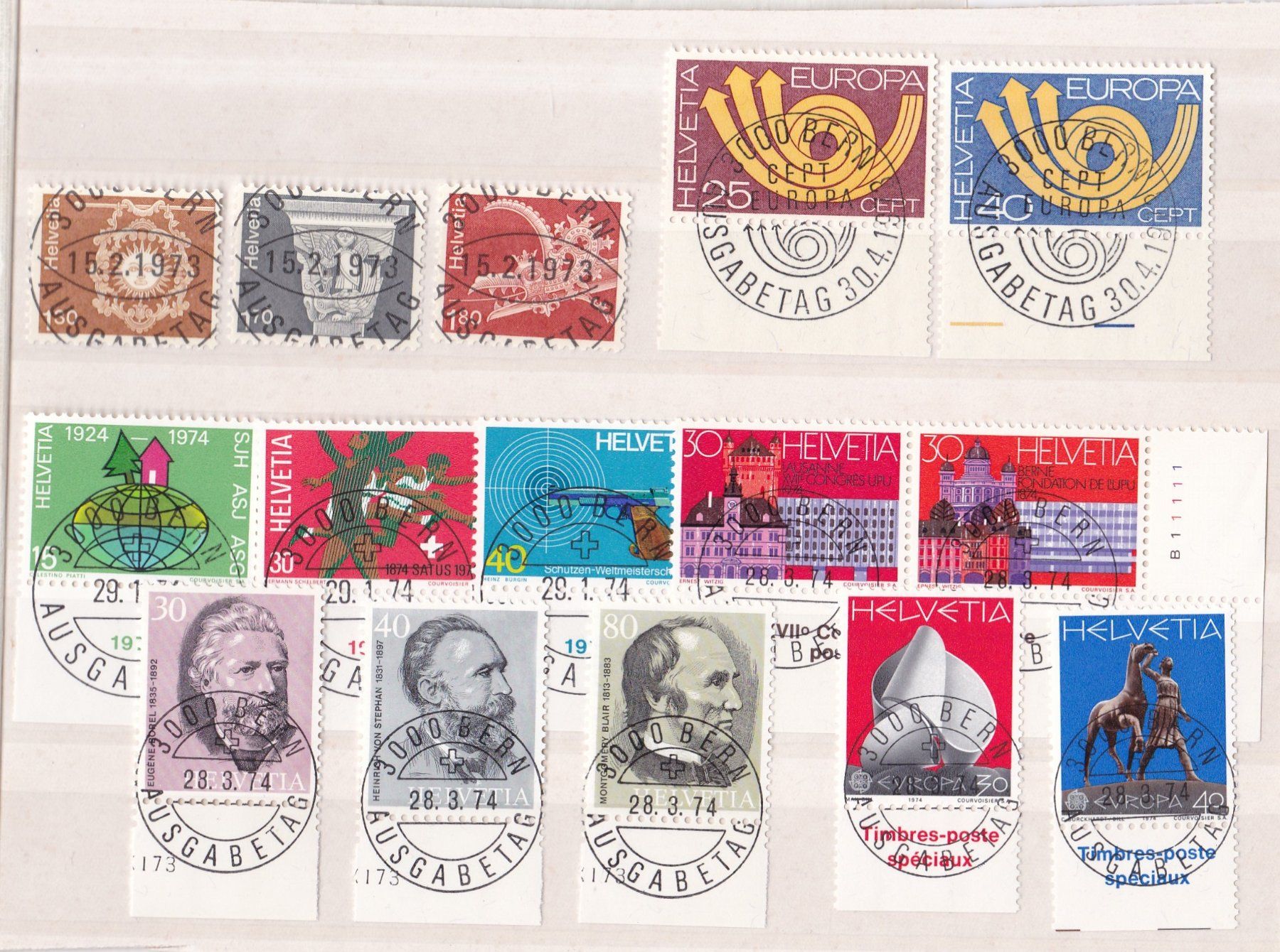 Tutti i francobolli: CH Briefmarken Lot "Vollstempel" – Usato da Münchwilen AG venduto da Nesar 2