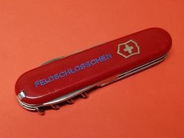 altes Sackmesser FELDSCHLÖSSCHEN Werbemesser Couteau