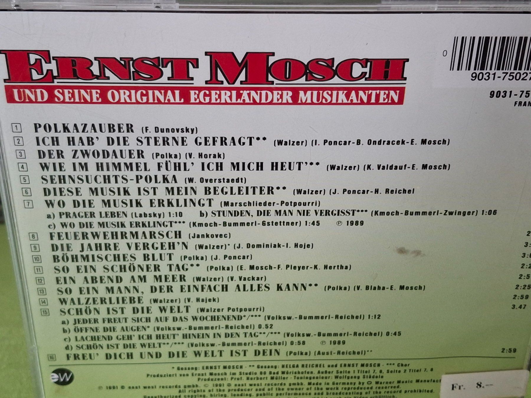CD Ernst Mosch - Mein grösstes Fest der Volksmusik 🎤 (Gebraucht) in ...
