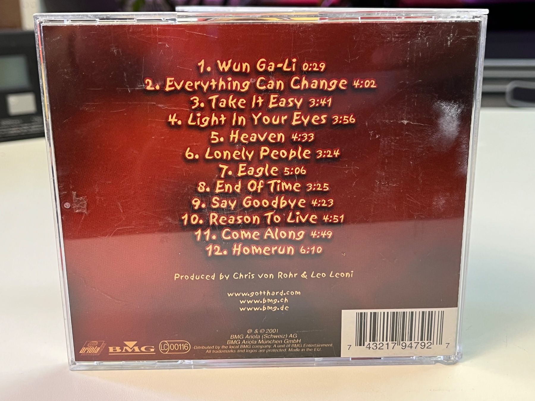 CD: Gotthard - Homerun - HJ31A – Nuovo (secondo la descrizione) da Küsnacht ZH venduto da hardrock.earth 1