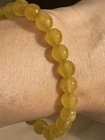 Bracelet en pierres citrines S  neuf  unisexes