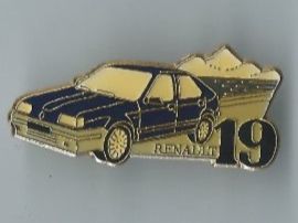 Placchette & Badge: Renault 19 Pin – Usato da Zürich venduto da t24_de