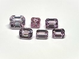 Lot 50.36 ct 6x Kunzites (N°29) - Valeur 5'000.- Fr.