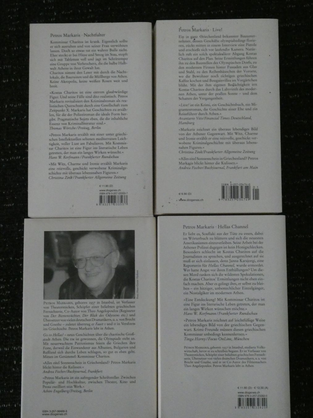 Libri: 4 Bücher von Petros Markaris – Usato da Kallnach venduto da galatas 1