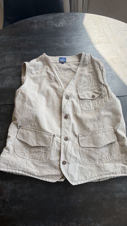 Vintage Safari Utility Weste Beige BD Baggies Gr. XXL