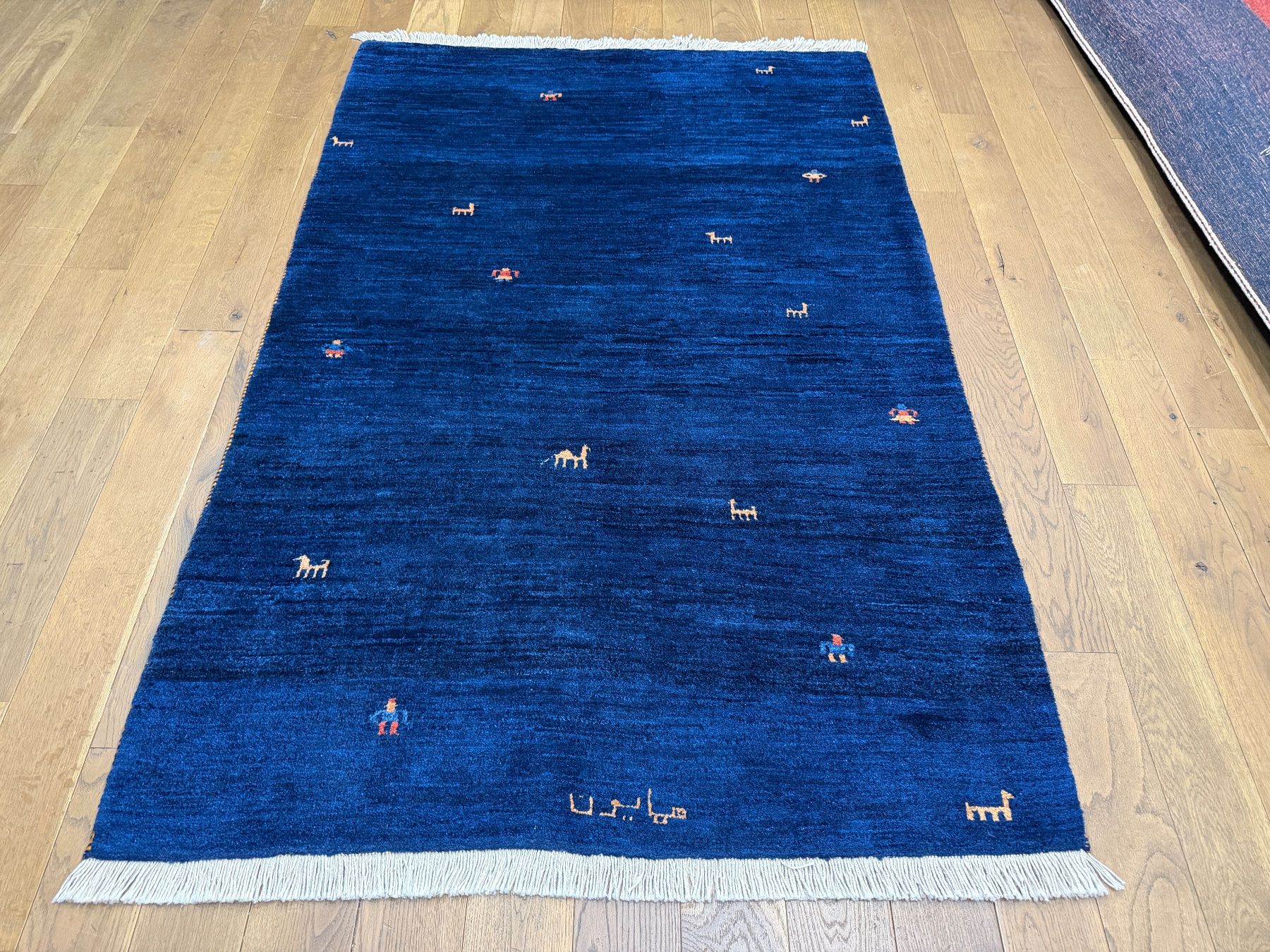 Gabbeh Teppiche: Blauer Kashkuli Gabbeh - Perserteppich – Gebraucht aus Bennau von Mayer_Carpets 2
