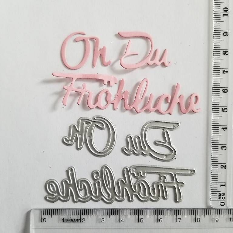 Sciablone: Stanzformen "Oh Du Fröhliche" – Usato da Frauenkappelen venduto da 77Adi