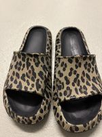 Leopardenmuster Haus-Schuhe, Grösse 36-37, Neu