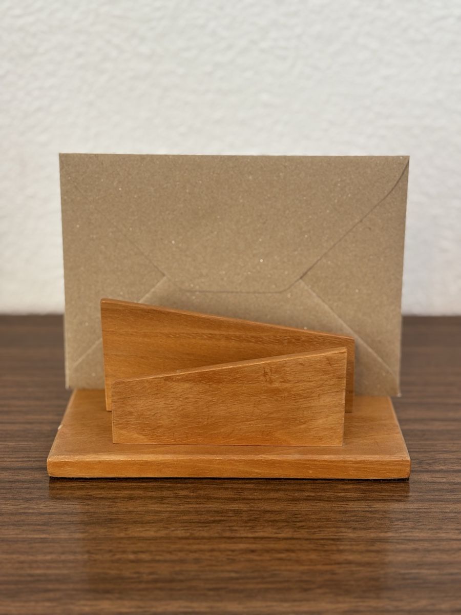 Altro in Decorazioni & Accessori: Mid Century Briefhalter - Vintage - Holz – Usato da Winterthur venduto da JAKU.SPACE 1