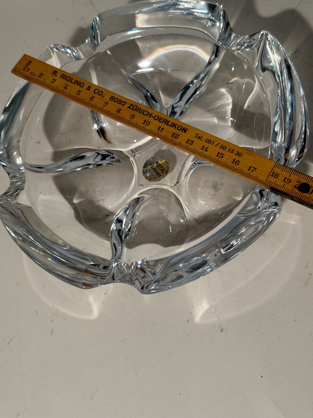 Portacenere: Cendrier en cristal d'Arques – Usato da Lausanne venduto da artnouveau04 4