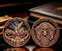 1 OZ Kupfermünze Libertad Azteken