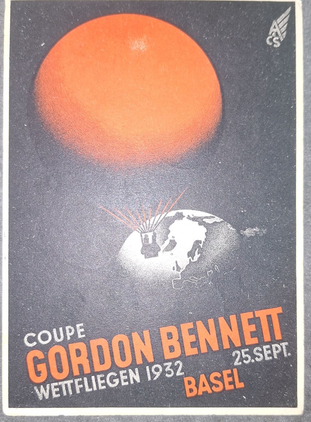 Tutti i francobolli: Flugpost Gordon Bennet Postkarte – Usato da Balgach venduto da SIMEON27
