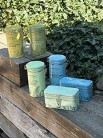 6 STÜCK VORRATSDOSEN PASTELL ex Cartwright GB - FABRIKNEU