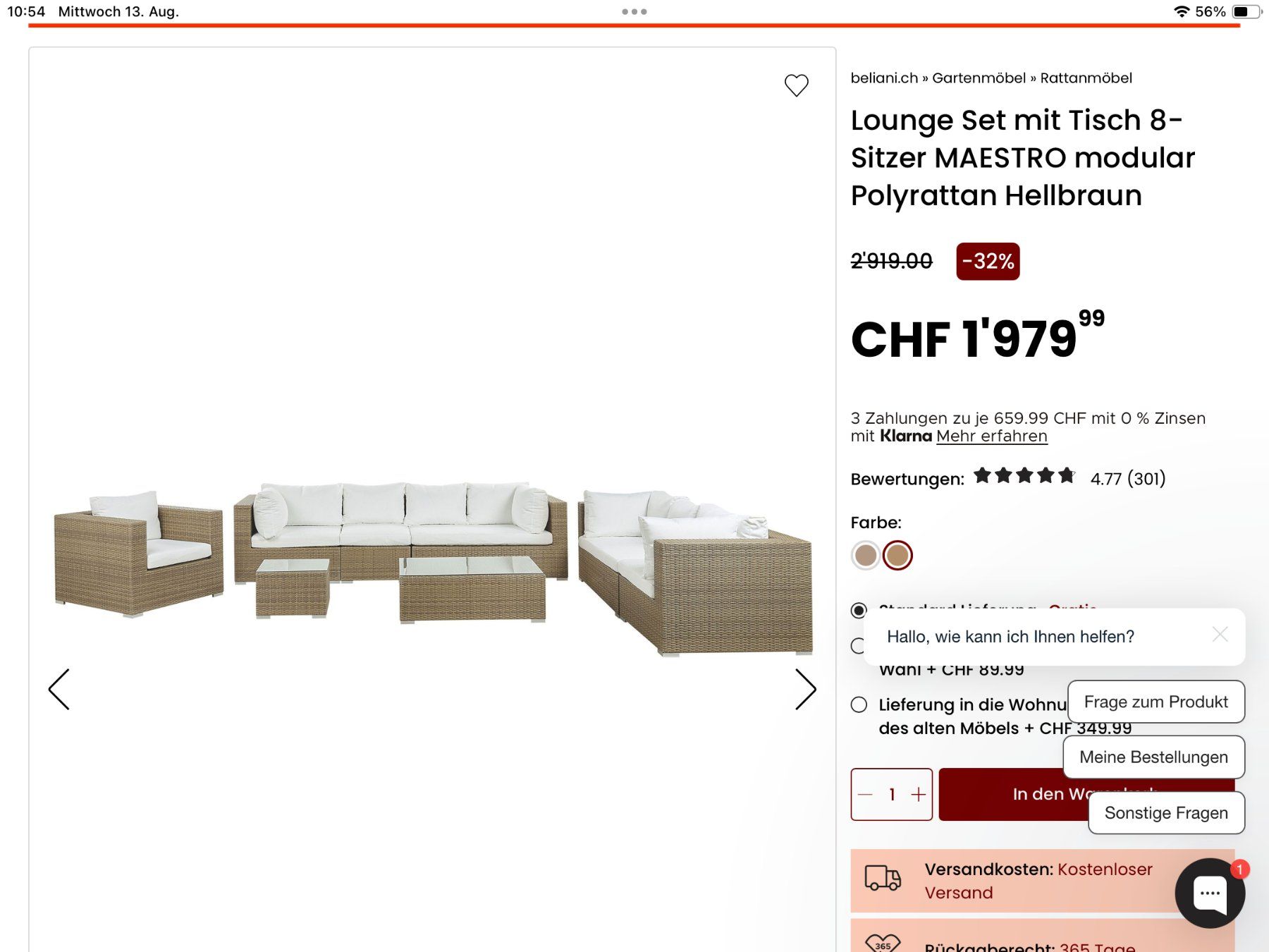 Sofas: Gartenlounge – Gebraucht aus Zollikofen von claudia1688