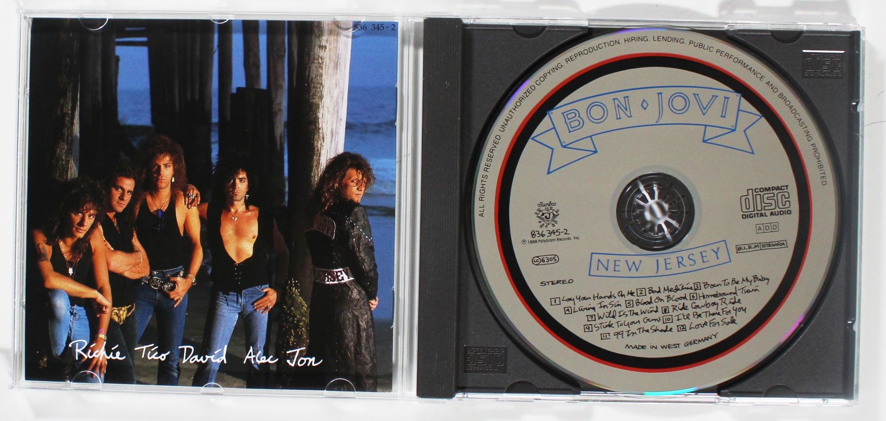 CD: CD BON JOVI - NEW JERSEY 1988 – Usato da Brüttisellen venduto da Collector-Corner 1