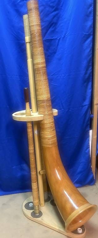 Strumenti musicali: schönes Alphorn 3-teilig – Usato da Reiden venduto da woodARTmusic 2
