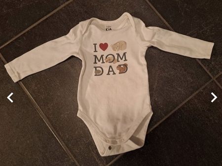 Baby Body Gr. 80 von C&A in weiss