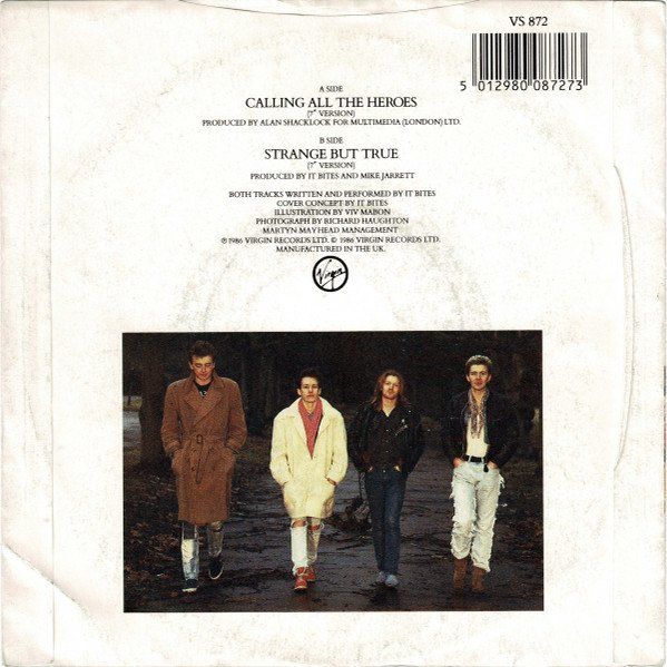 Dischi in vinile: It Bites: Calling All The Heroes 7" – Usato da Steinhausen venduto da Vilivinili 1