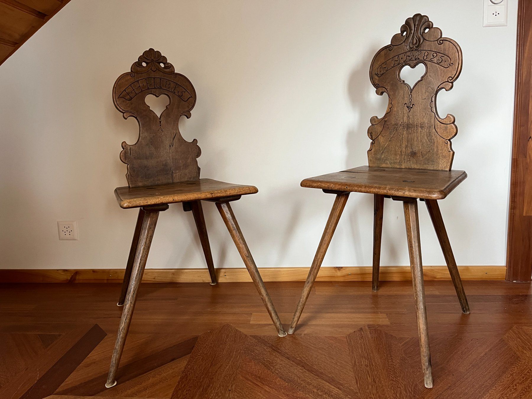 Chaises: 2 antike Stühle Stabellen – D'occasion à Zürich par leia12
