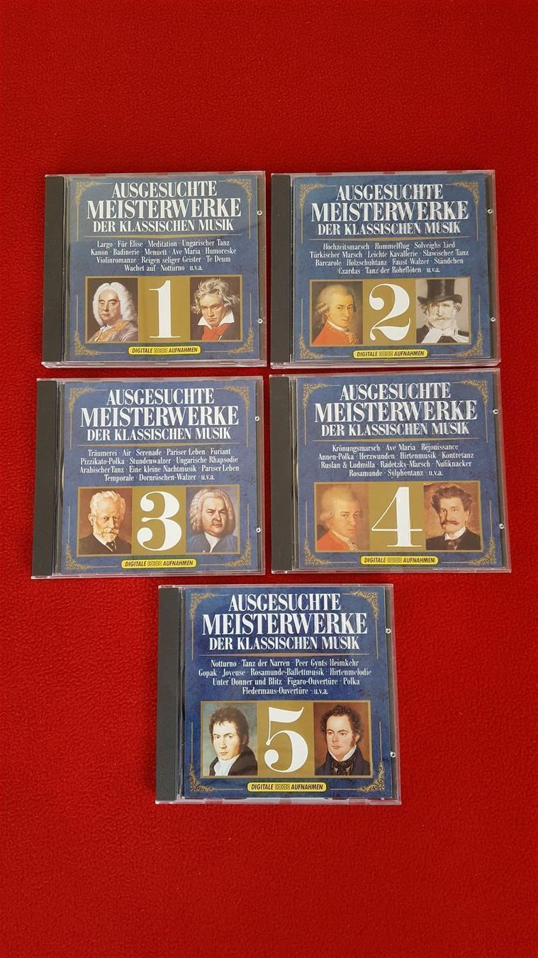 CD: Meisterwerke der klassischen Musik – Usato da Winterberg ZH venduto da Gemini63