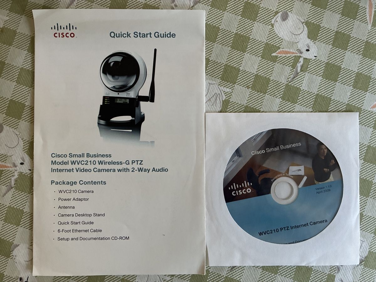 Cisco Webcam: Linksys-Cisco WVC20 v1 Wireless-G PTZ Internet Camera – Usato da Jona venduto da WaJaggi 1