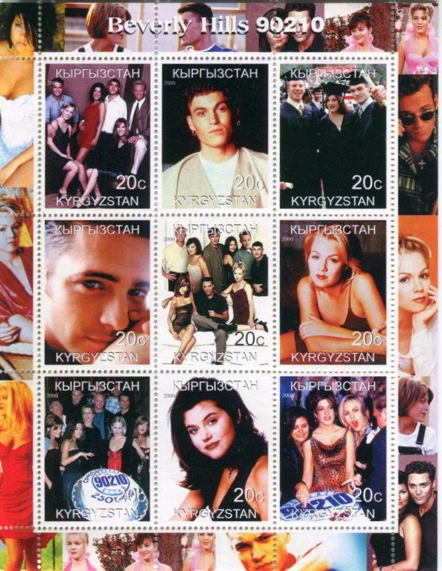 Alle Briefmarken: Block "Beverly Hills, 90210". Kirgisistan – Neu und originalverpackt aus Basel von Butsch5