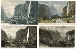 4 AK Lauterbrunnen ab 1906