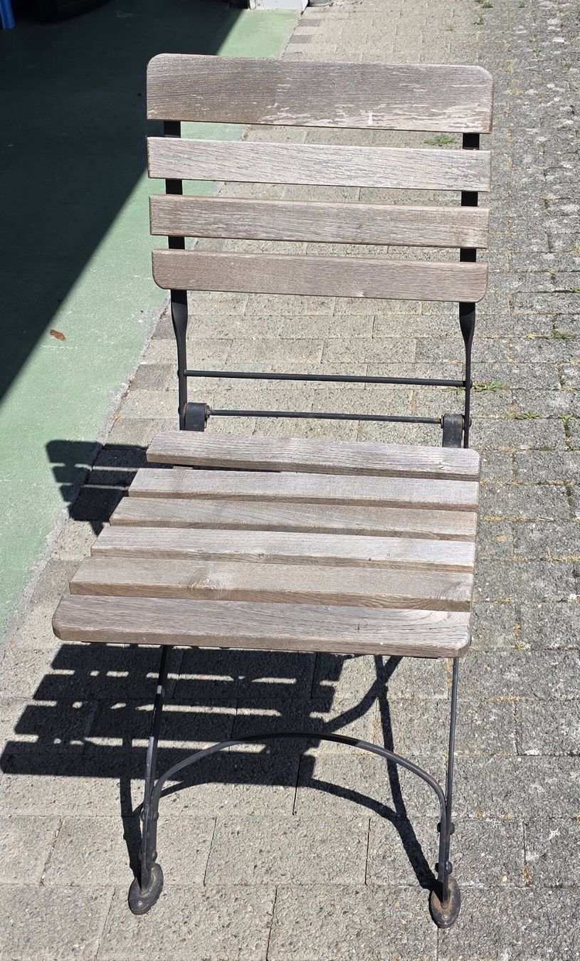 Stühle: Gartenstühle Massiv Teak / Eiche FSC – Gebraucht aus Muri AG von Tollundschoen 1