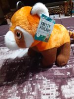 Plüschtier Knitty Friends Roter Panda neu mit Etikett