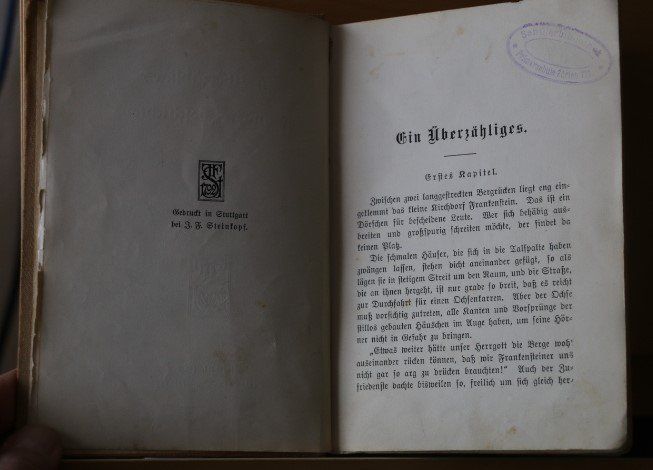 Livres: Antikes Buch von 1907 /Mit schwarz-weiss Illustration/Leinen – D'occasion à Stettlen par togram4 5