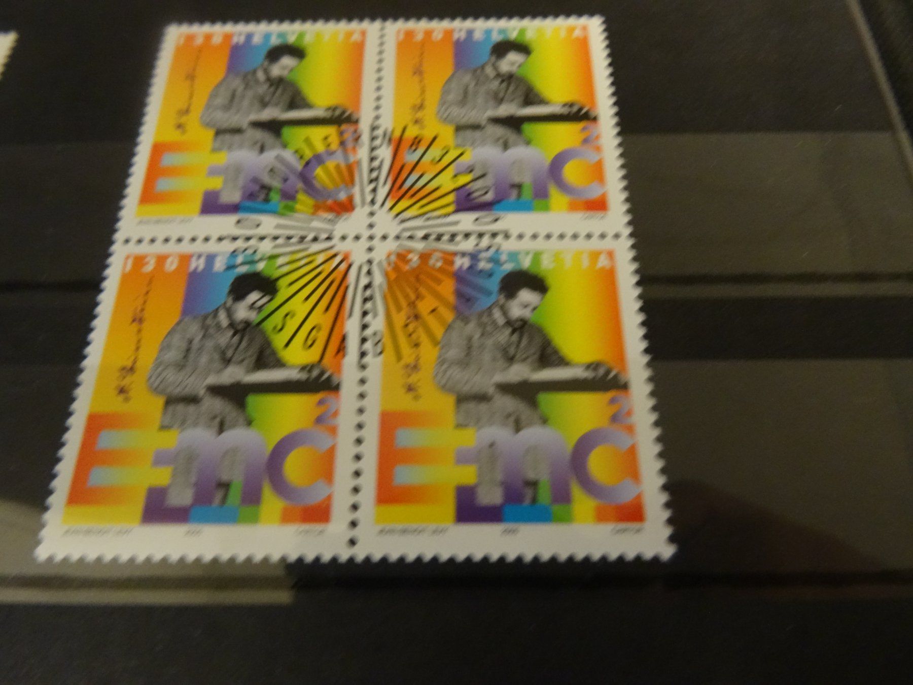 Tous les timbres: 2005 Einstein Viererblock ET-STEMPEL – D'occasion à Olten par pechsisa1