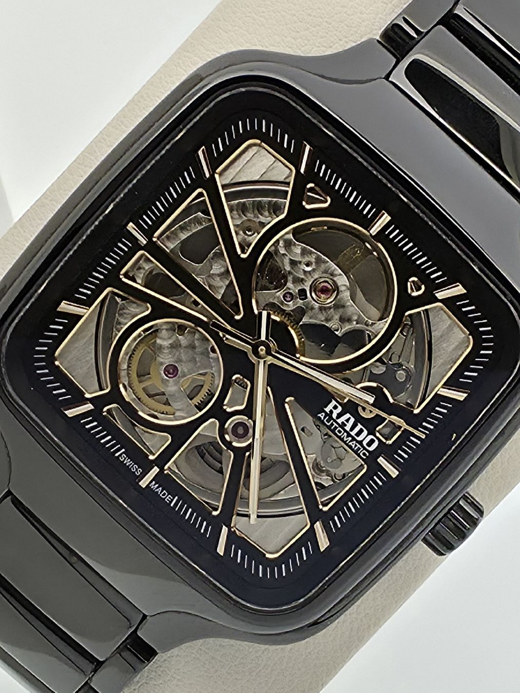 Orologi: Rado True Square Automatic Open Heart – Usato da Zürich venduto da Juwelier_Stauffacher