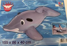 Matelas Gonflable Dauphin Wehncke, 155x86x40 cm, État Neuf