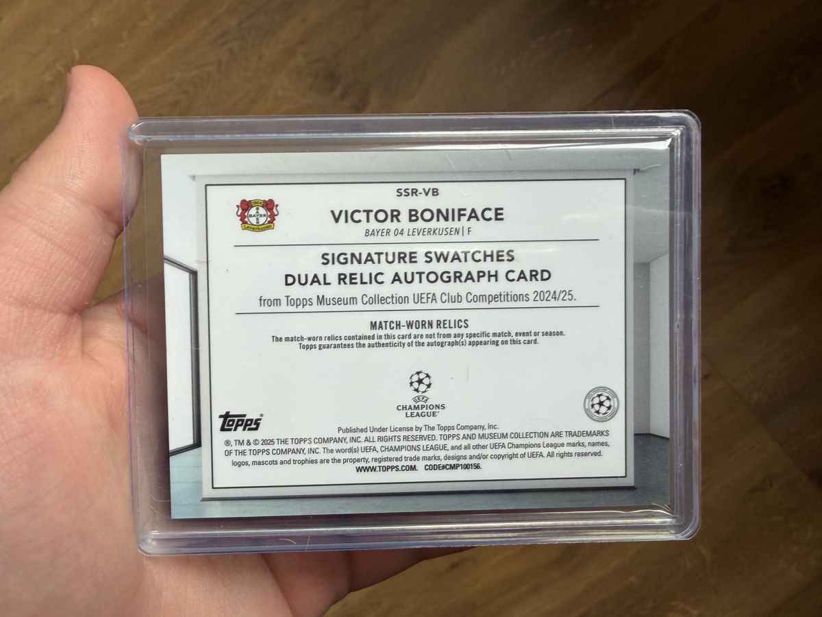 Cartoline: Boniface dual patch + auto /25 – Nuovo (secondo la descrizione) da Le Lieu venduto da mlm_wt5v 1