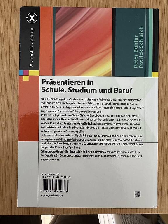Libri: Präsentieren in Schule, Studium und Beruf – Usato da Bottmingen venduto da pav_tw5c 1