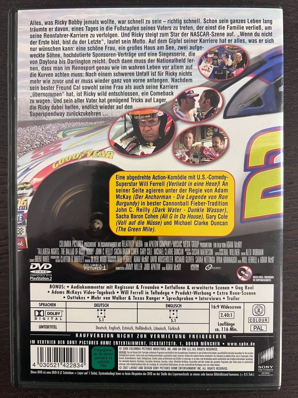 Alle DVDs: Ricky Bobby - König der Rennfahrer – Gebraucht aus Zürich von FilmFreunde 1