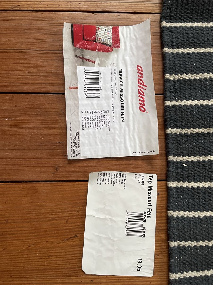 Teppiche: Teppich neu 120x60cm – Neu (gemäss Beschreibung) aus Freidorf TG von lar_n9nv 1