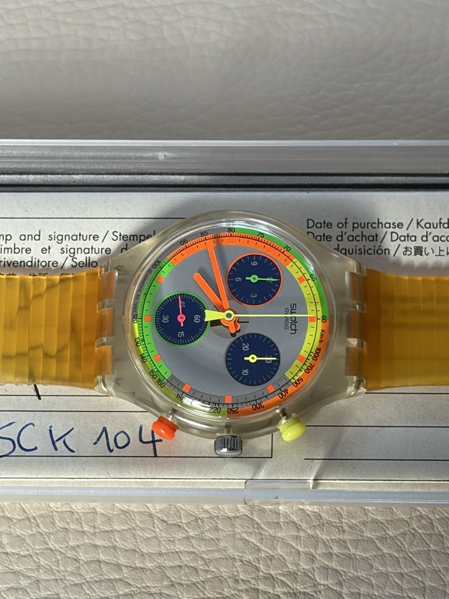 Swatch Orologi: Montre Swatch SCK104 Chrono – Nuovo (secondo la descrizione) da Posieux venduto da Angeles82 6