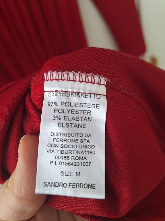 Robes: Rotes Kleid Grösse M/L Sandro Ferrone – D'occasion à Frenkendorf par pinupbs 1
