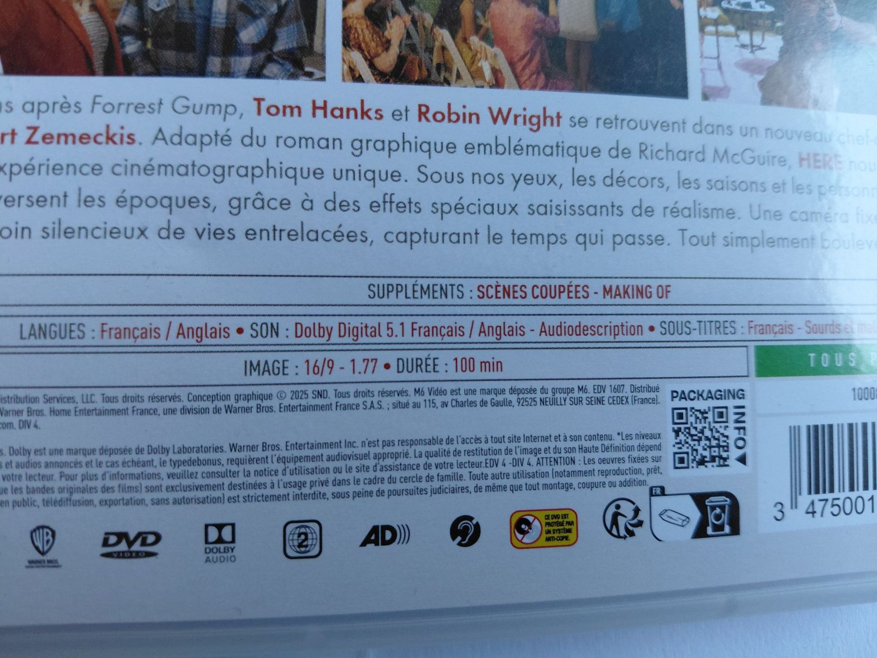 Tutti i DVDs: HERE (fr) – Usato da Denges venduto da Hellboy10 2
