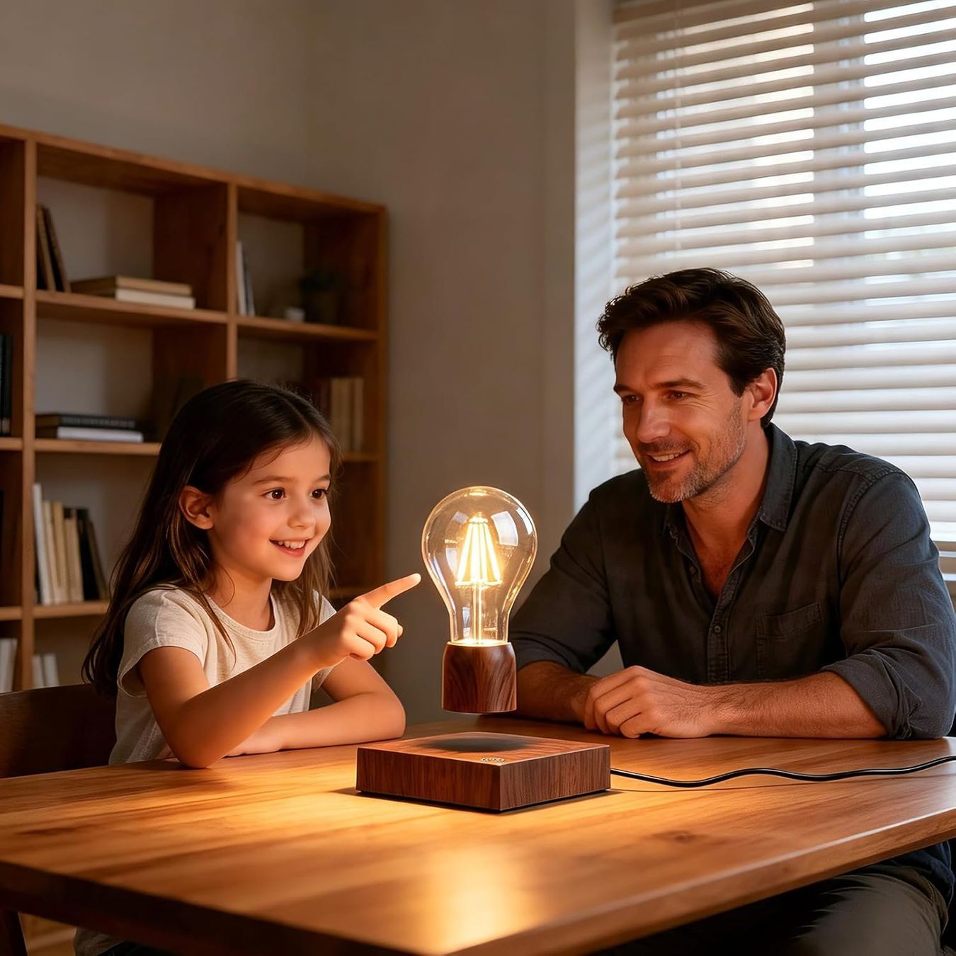 Lampen: schwebende LED Tischleuchte mit Touch Taste magnetische in e – Neu und originalverpackt aus Hundwil von Stallone5 4