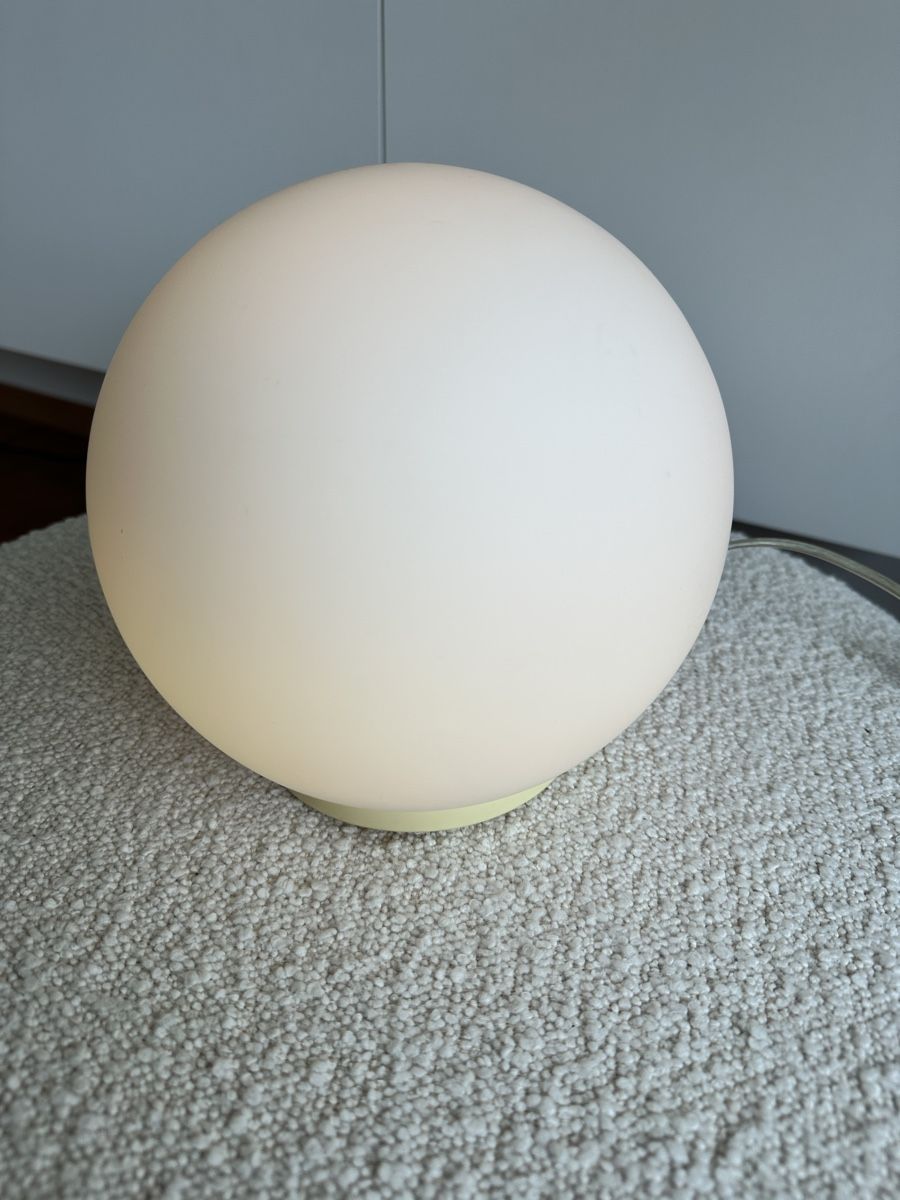 Lampade: Weisse Milchglas Farbwechsel Lampe – Usato da Baden venduto da Marytumby 2