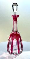 Nachtmann 'Antika' Karaffe Cranberry, ~1980, schöner Zus.