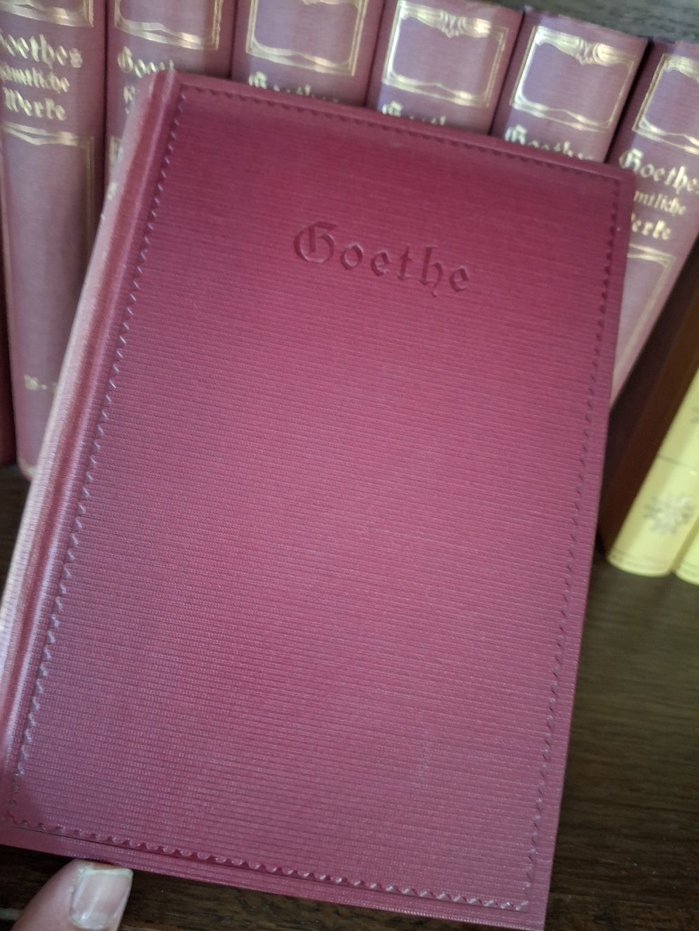 Livres: Goethes sämtliche Werke, 12 Bände  – D'occasion à Bäriswil BE par vonys 1