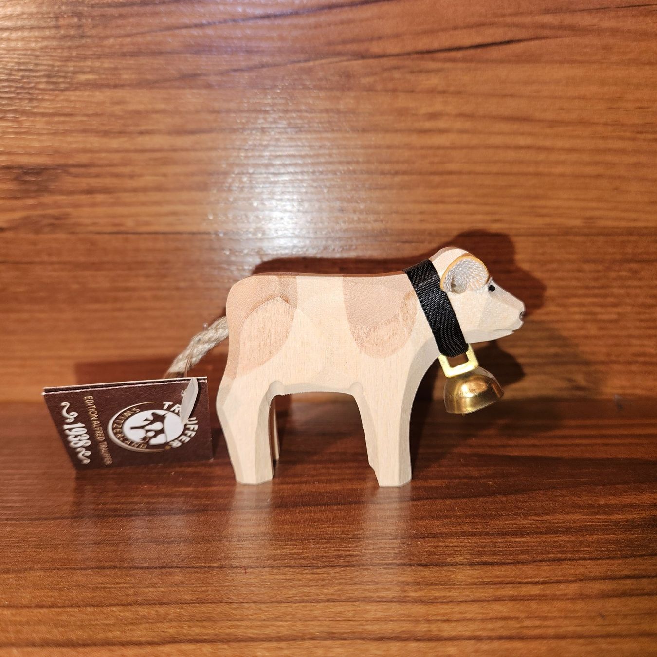 Trauffer Giocattoli: 3 Holzfiguren Kuh, Kalb und Stier – Nuovo (secondo la descrizione) da Reichenbach i. K. venduto da ANiZu83 4