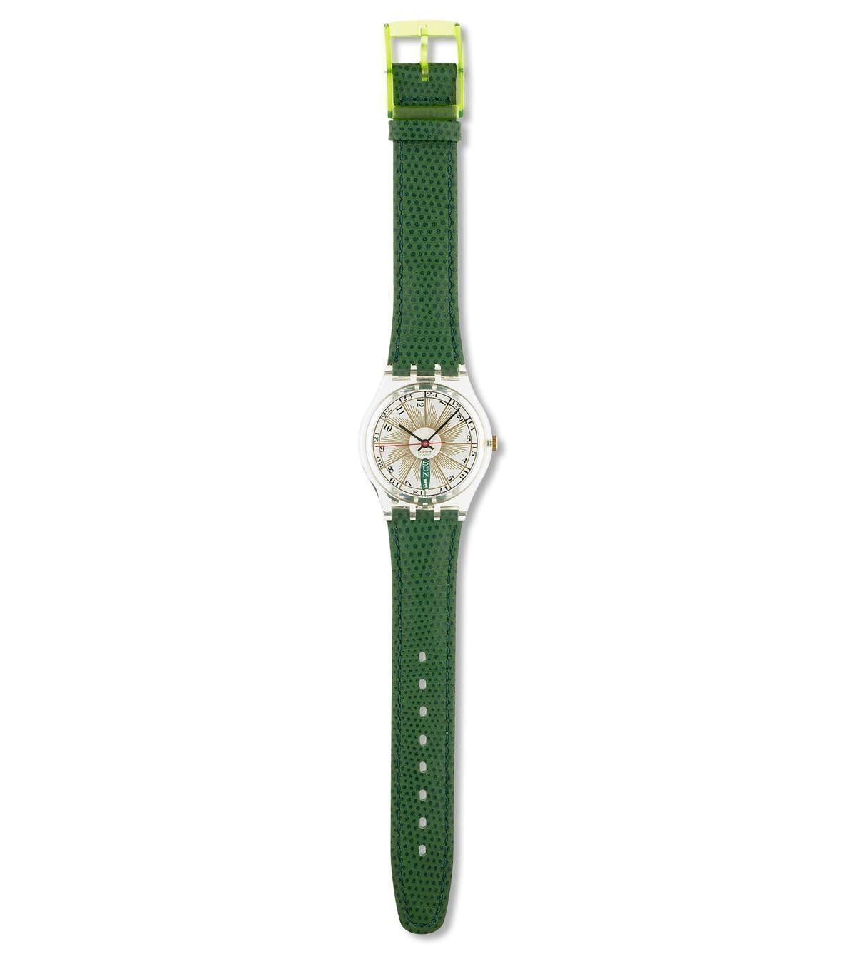 Swatch Orologi: SWATCH "TOP CLASS" GK707 Leder-Armbanduh – Nuovo e nell'imballaggio originale da Rotkreuz venduto da CLASAX 1