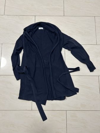 Van Laack Cardigan 100% Baumwolle dunkelgrau